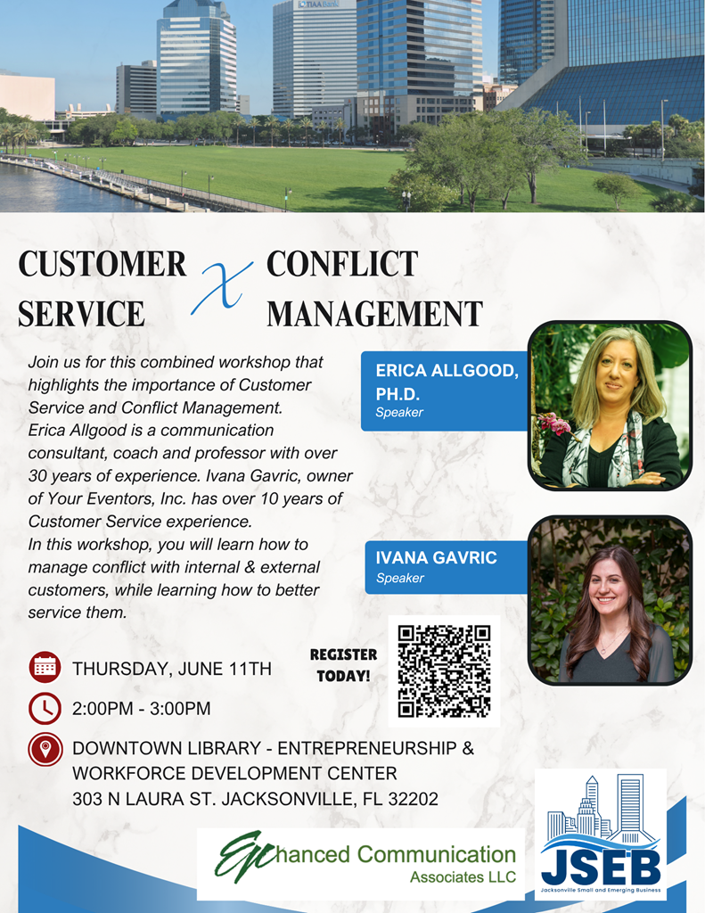 Flyer for Red Modern Business Conference