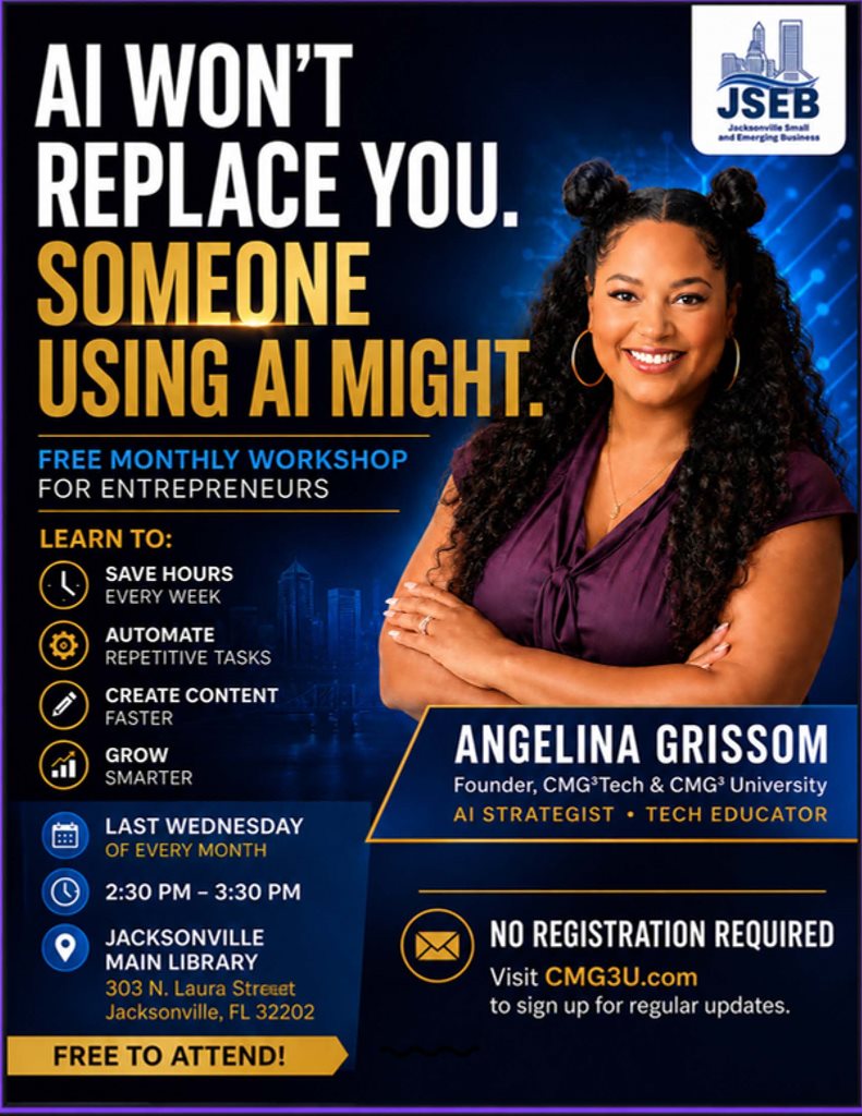 AI For Entrepreneurship flyer