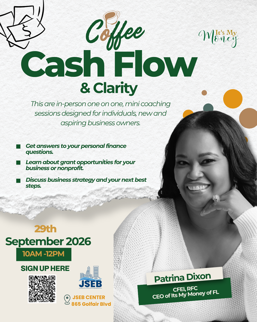 Coffee Cashflow Clarity September Flyer