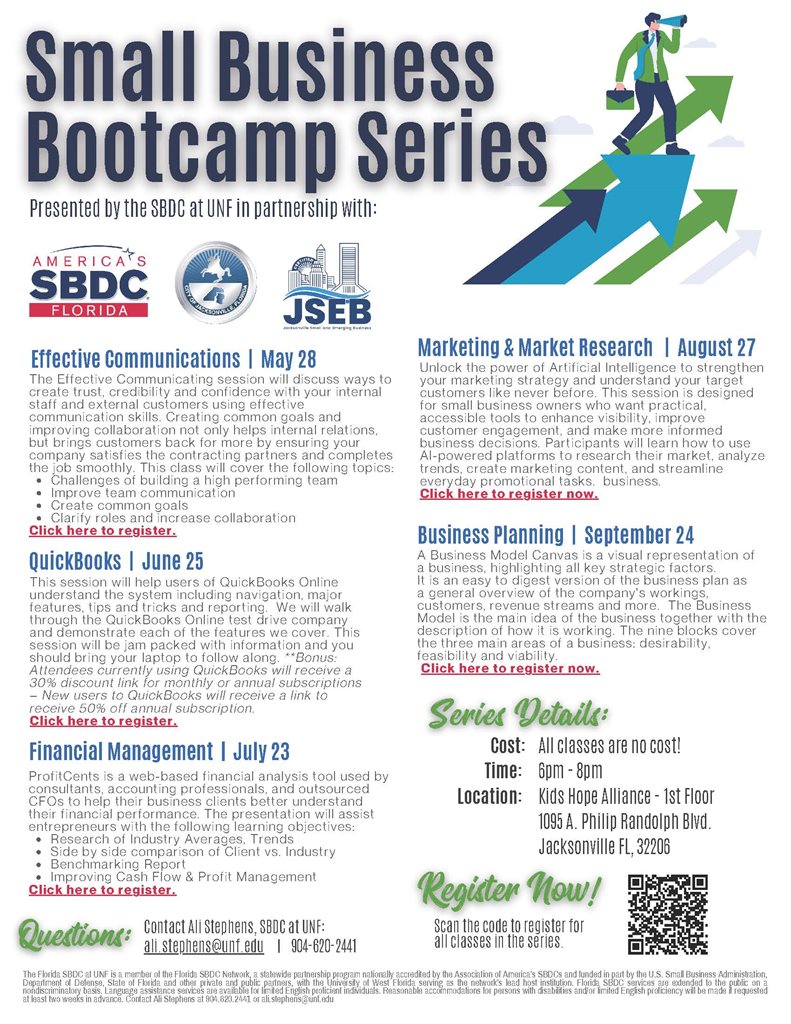 Flyer for 2026 JSEB KHA Bootcamp Series