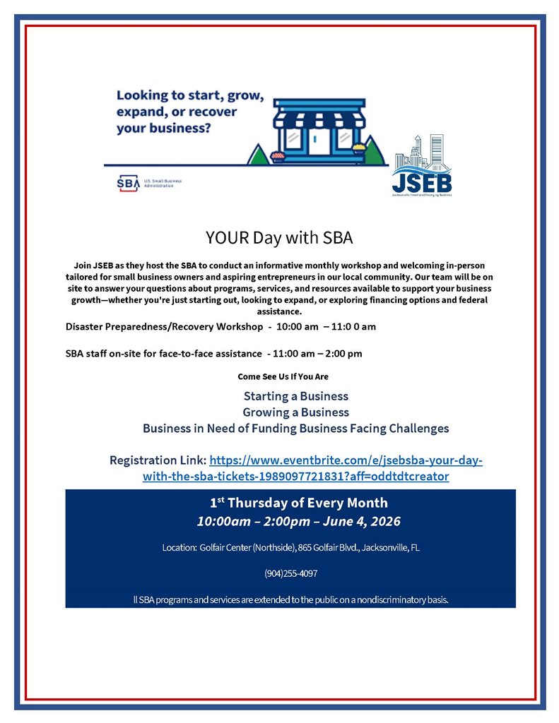 JSEB-Monthly-Disaster-Preparedness-Recovery-Workshop-Flyer